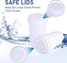 img 2 attached to Freco Water Filter Replacement: BPA Free for Pitchers & Dispensers, 2-Pack - Improve Tap Water Quality