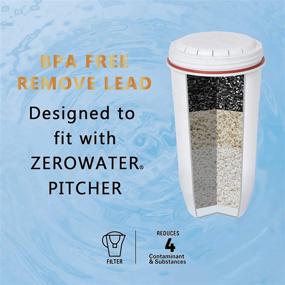 img 4 attached to Freco Water Filter Replacement: BPA Free for Pitchers & Dispensers, 2-Pack - Improve Tap Water Quality