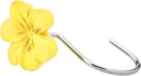 img 3 attached to 🌼 Vibrant Yellow Flower Shower Curtain Hooks by Amazon Basics
