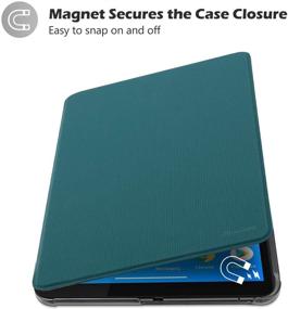 img 1 attached to 📱 ProCase Slim Stand Protective Folio Case Cover for Lenovo Tab M8 HD LTE/ Tab M8 HD/ Smart Tab M8/ Tab M8 FHD - Teal (TB-8505F/TB-8505X/TB-8505FS/TB-8705F/TB-8705N)