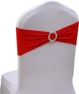 💒 elastic spandex sashes for wedding decoration logo