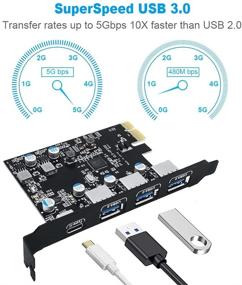 img 1 attached to Expansion 1XUSB C 3XUSB Superspeed Converter WindowsXP