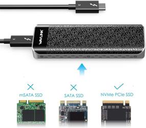 img 2 attached to 💻 Aluminum External Thunderbolt Enclosure by WAVLINK