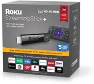 🔥 renewed roku streaming stick+ with long-range wireless and voice remote: hd/4k/hdr streaming made easy логотип