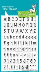 img 1 attached to 🌿 Lawn Fawn Clear Stamps - Claire's ABCs (LF381): Fun & Versatile Alphabet Stamps for Crafting!