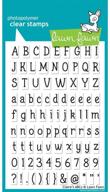 🌿 lawn fawn clear stamps - claire's abcs (lf381): fun & versatile alphabet stamps for crafting! logo