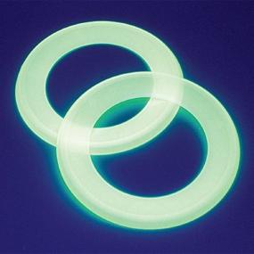 img 1 attached to Glow Loop Flying Discs: Illuminate Fun with U.S. Toy (43224)