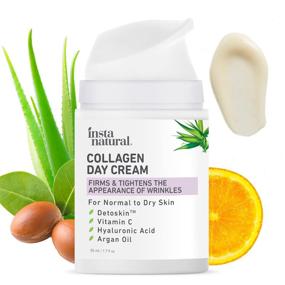 img 4 attached to 💆 Revitalize your Skin with Collagen Face Cream: Anti Aging Moisturizer for Firmness, Wrinkle Care & Hydration. Includes Hyaluronic Acid, Vitamin C, and Counteracts Blue Light