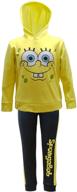 🧽 nickelodeon spongebob squarepants boys 2 piece fleece pants sets: hoodie and jogger sweatpants for kids logo