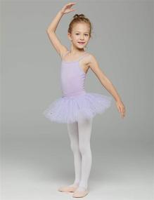img 1 attached to 👗 Girls' Clothing: MdnMd Polka Dot Leotard Ballerina Dancewear for Enhanced SEO