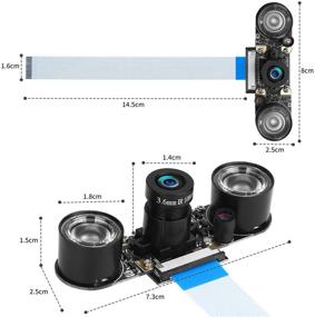 img 2 attached to 5МП Камера Raspberry Pi с настраиваемым фокусным объективом для Raspberry Pi Model A/B/B+, RPi 2B, Pi 3 B+ и Pi 4B - Веб-камера 1080p с сенсором OV5647
