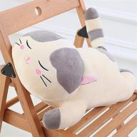 детская подушка lazada: мягкая кукла-кошка для девочек и малышей - мягкий котенок, серый, 18 дюймов - идеальный подарок! логотип