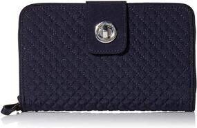 img 4 attached to Vera Bradley Microfiber Turnlock Protection Women's Handbags & Wallets for Wallets