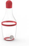 lekue salad dressing shaker red logo