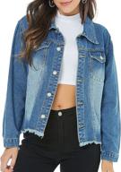 longbida women's cropped jacket with pockets - stylish women's clothing logo