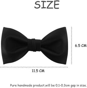 img 2 attached to 🎀 Luxurious Classic Pre-Tied Bowtie in Various Styles