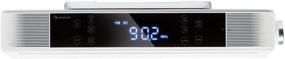 img 2 attached to AUNA KR-140 Kitchen Radio - Bluetooth, LED Work Surface Lighting, 40 Station Memory, Built-In Speakers, Touch Screen Display, Egg Timer, Dual Alarm - White
