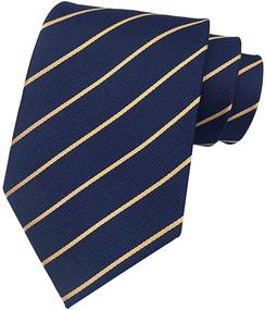 img 4 attached to 👔 MENDENG Paisley Necktie: Timelessly Stylish Striped Design