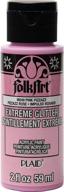 сияйте и блестите с помощью folkart extreme glitter paint, pink pizzazz! логотип