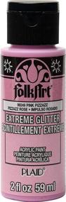 img 3 attached to Сияйте и блестите с помощью FolkArt Extreme Glitter Paint, Pink Pizzazz!