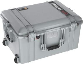 img 4 attached to Pelican Air 1607 Case No Foam (2020 Edition With Push Button Latches) - Silver (016070-0011-180)