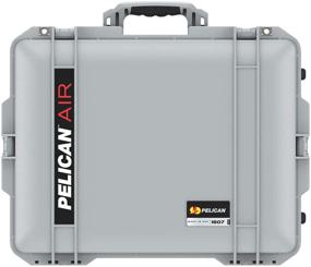 img 2 attached to Pelican Air 1607 Case No Foam (2020 Edition With Push Button Latches) - Silver (016070-0011-180)