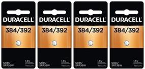 img 1 attached to 🔋 Прочные батарейки Duracell 384/392: 2 упаковки по 4 штуки - Всего 8 долговечных батареек