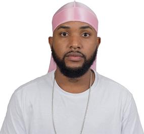 img 2 attached to 🔥 Silky Durag & Satin Dorag Combo for Men & Women: Achieve Perfect 360 Waves!