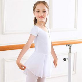 img 2 attached to 🩰 Bezioner Toddler Girls' Ballet Leotards, Dresses, Socks & Tights Collection