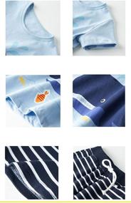 img 2 attached to Toddler Sleeve Sailboat T Shirt Stripe