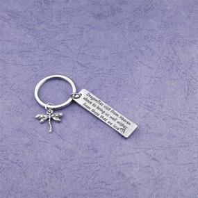 img 3 attached to 🌹 Remembering Loved Ones: EIGSO Memorial Dragonflies Keychain Bracelet - Symbolic Sympathy Gift for Loss - Heavenly Visit Jewelry