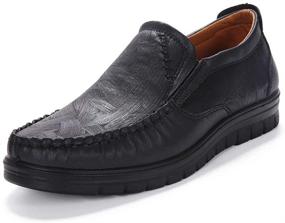 img 4 attached to 👞 High-Quality Leather Loafers: Lightweight and Resistant for Comfortable Walking