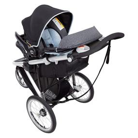 img 2 attached to 🏃 Baby Trend Go Gear Propel 35 Jogger Travel System in Blue Spectrum: Ultimate Versatility and Style for Active Parents!
