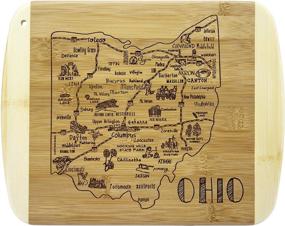 img 4 attached to 🍽️ 11" x 8.75" Totally Bamboo Ohio State Serving and Cutting Board - A Slice of Life