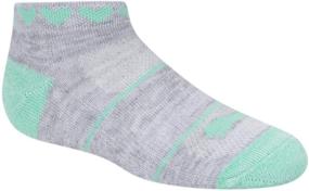 img 2 attached to 🧦 PUMA Girls 8 Pack Low Cut Socks with Bonus Hair Ties: Ultimate Value Pack for Style and Comfort!