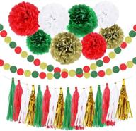 christmas decorations hanging garland flowers event & party supplies logo