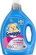 snuggle liquid fabric softener: superfresh spring burst, 150 loads, eliminates tough odors (packaging may vary) logo