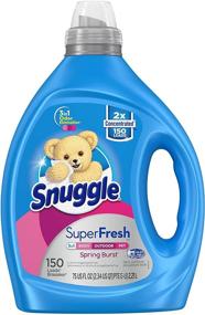 img 3 attached to Snuggle Liquid Fabric Softener: SuperFresh Spring Burst, 150 Loads, Eliminates Tough Odors (Packaging May Vary)