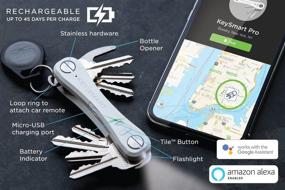 img 1 attached to KeySmart Pro Bluetooth: Revolutionizing Your Key Organization with Compact Technology