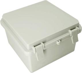 img 4 attached to 📦 LMioEtool ABS Plastic Dustproof Waterproof Junction Box Enclosure - Gray 5.9 x 5.9 x 3.5 inch (150 x 150 x 90mm)