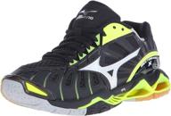 mizuno womens tornado volleyball yellow women's shoes - the ultimate athletic footwear logo