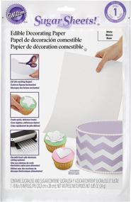 img 4 attached to 🍰 Enhance Your Cake Decor with Wilton White Sugar Sheets Edible Decorating Paper - 0.85 oz.