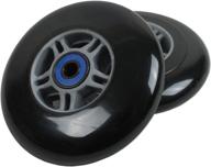 🛹 tgm skateboard 2 scooter wheels + abec 7 bearings, razor scooter 100mm logo