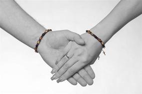 img 1 attached to 📿 Stylish Handmade AMBERAGE Braided Friendship Bracelets with Natural Baltic Amber Beads - Perfect for Adults and Teens (Available in 4 Colors)