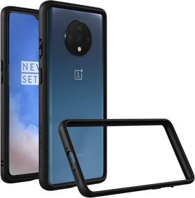 img 2 attached to 🦏 RhinoShield CrashGuard Bumper Case for OnePlus 7T - Slim Design, 11ft Drop Protection - Black