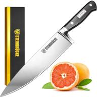 ✂️ steinbrücke 10-inch pro chef's knife - german stainless steel kitchen knife, hrc59 rating, full tang ergonomic handle cook's knife for home kitchen and restaurant cooking logo