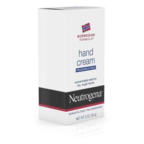 img 2 attached to 👐 Neutrogena Norwegian Formula Moisturizing Hand Cream | Glycerin for Dry, Rough Hands | Fragrance-Free Intensive Hand Lotion, 2 oz