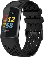 👟 upgrade your fitbit charge 5 with topperfekt sport bands - adjustable, breathable & stylish silicone straps for women & men logo