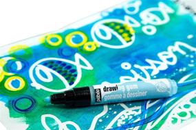 img 1 attached to 🖌️ Latex-Free Pebeo Drawing Gum Marker 4mm – Your Precise Tool for Artistic Mastery