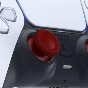 img 3 attached to 🔴 eXtremeRate Carmine Red Replacement Thumbsticks for Playstation 5 Controller | PS5 Analog Stick | Custom Joystick for All PS4 Model Controllers